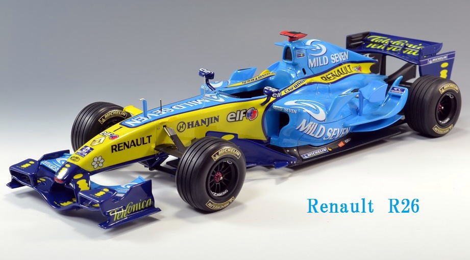 1/20 F1模型 Pole position. Renault ルノー R26