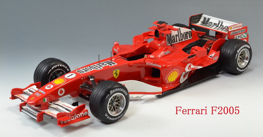 1/20 F1模型 Pole position. Ferrari フェラーリ F2005